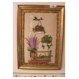 Framed Sand Dollar, Needlepoint Pic, Small Prints Framed Sand Dollar, Needlepoint Pic, Small Prints