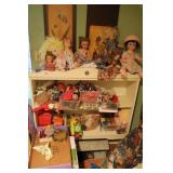 Book Shelf of Toys & Dolls