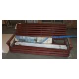 Redwood Porch Swing & Misc. Redwood Porch Swing & Misc.