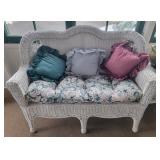 Wicker Loveseat