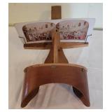 Antique Stereoscope & Many Stereographs
