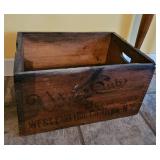 Vintage Utica Club Wooden Crate