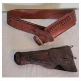 Leather Belt and US Pistole Holster