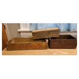 Vintage Wooden Boxes