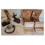 Vintage Bookends and Decor