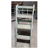 Vintage Wooden Step Stool Chair
