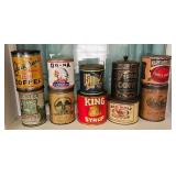 Vintage Coffee and Other Tins