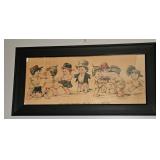 Vintage Quit Your Fighting Print