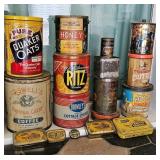 Vintage Coffee and Food Tins