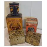 Vintage Metal Tobacco Tins