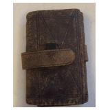 Antique George H. Kirschner Leather Letter Case