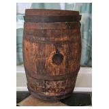Vintage Utica NY Wooden Cask