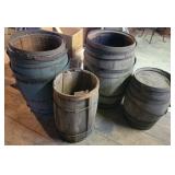 Vintage Wooden Barrels