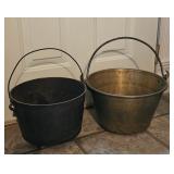Vintage Cauldorn and Bucket
