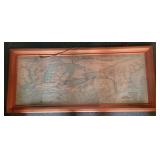 Vintage NY Central Railroad Map