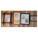 Vintage Framed Decor & Advertisements