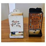 Vintage Match Holders