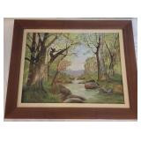 Forrest Scene Water Color