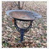 Vintage Metal Bird Bath