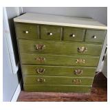 Green Ethan Allen Wooden Dresser