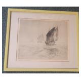 Sherwood Venice 1923 Lithograph