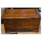 Vintage Wooden Blanket Chest