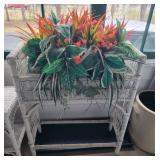 Wicker Plant Stand