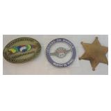 Pins and Belt Buckle
