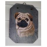 Slate Pug Painting