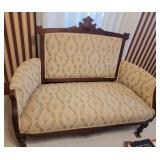 Vintage Upholstered Settee