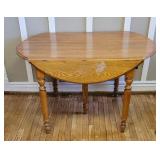 Drop Leaf Wooden Table