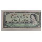 1954 Canada $1 Note