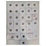 1832-1858 US Half Dimes