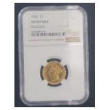 NGC Graded 1856 $3 Gold Coin