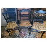 Caned Wooden Chairs