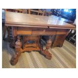 Vintage Enamel Top Table