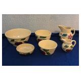 Apple Pattern Servingware