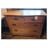 4 Drawer American Chestnut Wooden Dresser