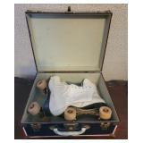Vintage Roller Skates and Case