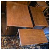 Vintage Wooden Nesting Tables