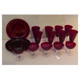 'Spanish Red' Glassware