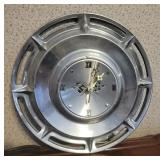 Vehicle Hub Cap Clock