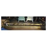 Vintage Metal Fireplace Surround