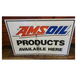 Metal Amsoil Sign