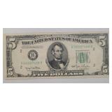 1950 US $5 Note