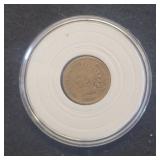 1859 US Indian Head One Cent Piece