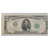 1950 E US $5 Note