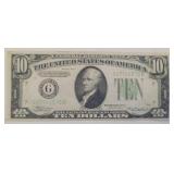 1934 A US $10 Note