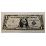 1957 A US $1 Silver Certificate