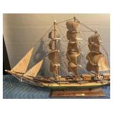 Model 'Cutty Sark' Sailing Ship 17'x24'